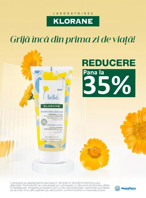 Promotie cu reducere de pana la 35% la Klorane