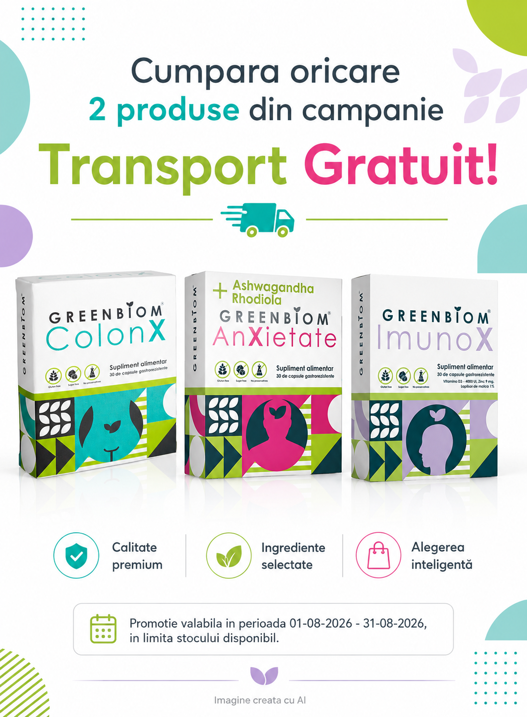 Promotie cu Transport Gratuit la Greenbiom