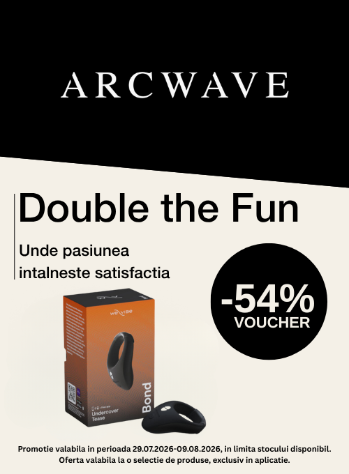 Promotie cu voucher aplicat in cos 54% la We-Vibe Exclusiv in Aplicatie