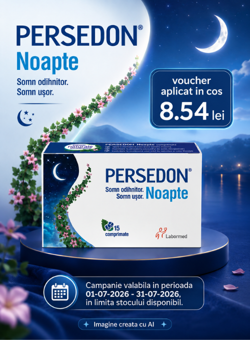 Promotie cu voucher aplicat in cos 8.54 lei la Labormed - Persedon Noapte