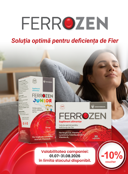 Promotie cu voucher aplicat in cos de 10% la Ferrozen