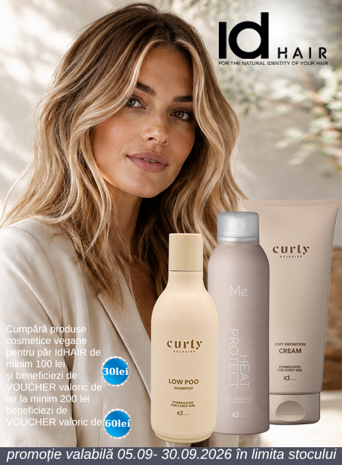 Promotie cu voucher aplicat in cos de 30 lei la iD Hair
