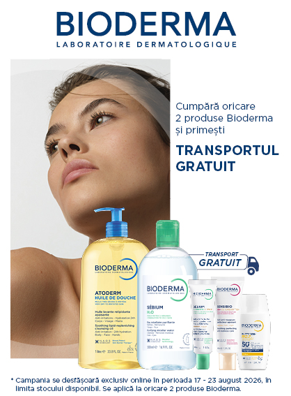 Transport Gratuit la Bioderma