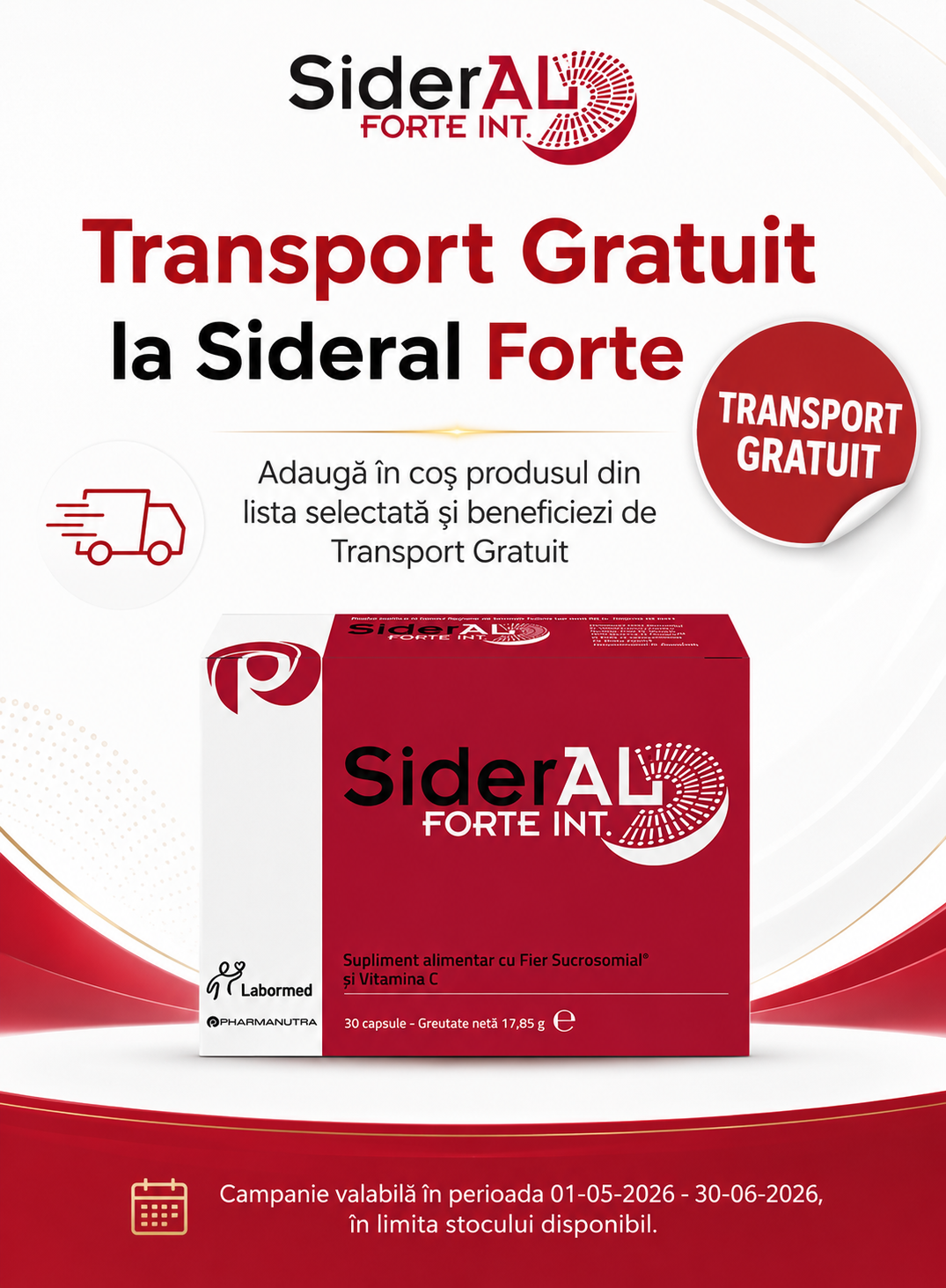 Transport Gratuit la Sideral Forte