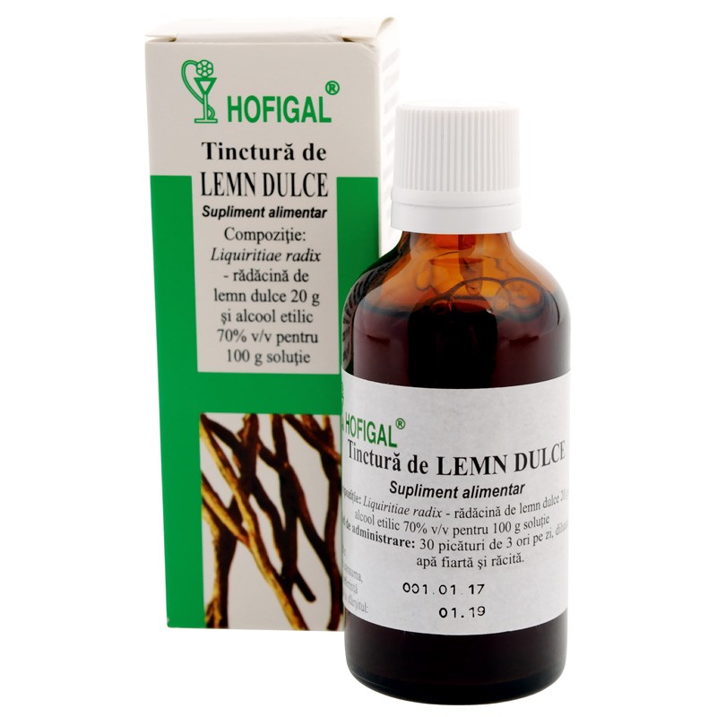 Tinctura de Lemn Dulce, 50 ml, Plant Extract