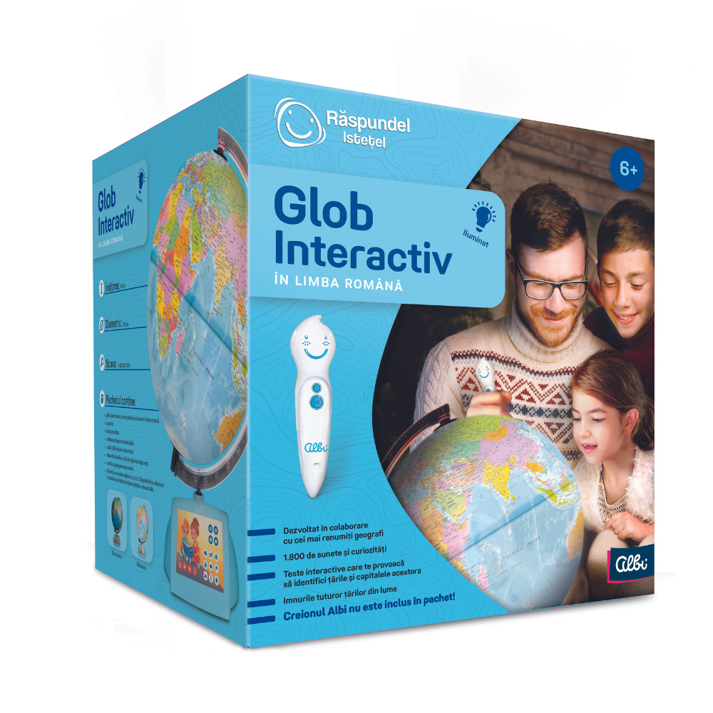 Glob interactiv in limba romana, +6 ani, Raspundel Istetel