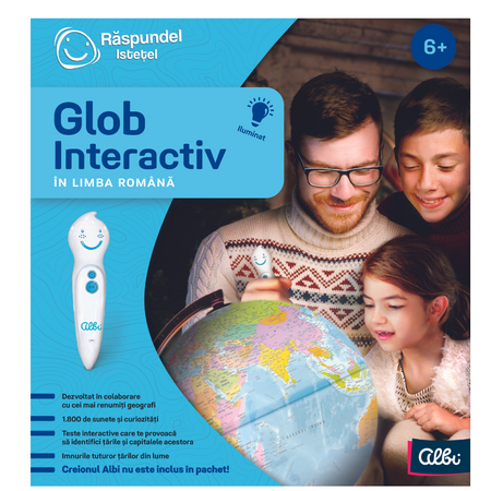 Glob interactiv in limba romana, +6 ani, Raspundel Istetel 587248