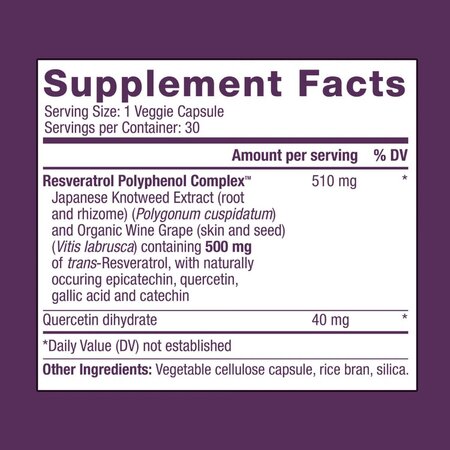 Resveratrol 500 mg, 30 capsule, ResVitale 820151
