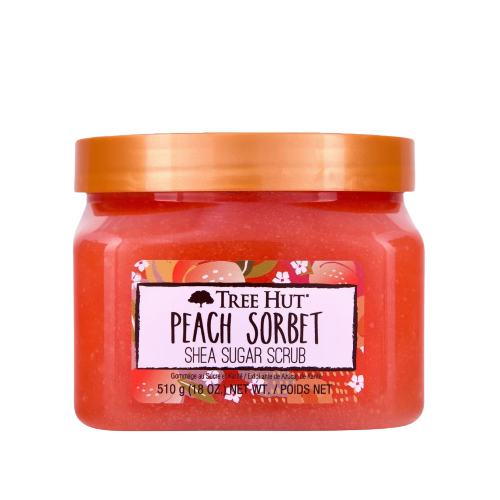 Scrub pentru corp Shea Sugar, Peach Sorbet, 510 g, Tree Hut