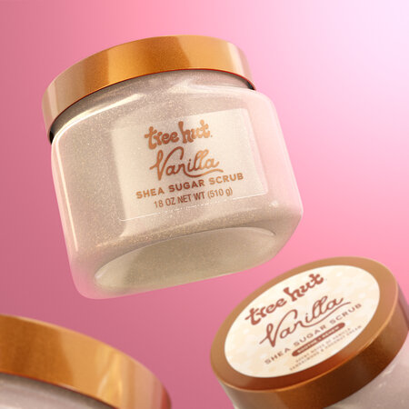 Scrub pentru corp Shea Sugar, Vanilla, 510 g, Tree Hut 775284