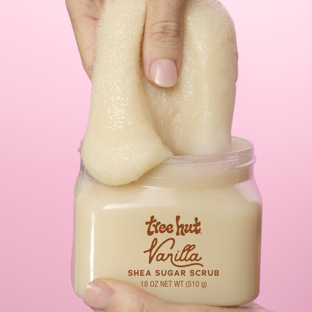 Scrub pentru corp Shea Sugar, Vanilla, 510 g, Tree Hut 775277