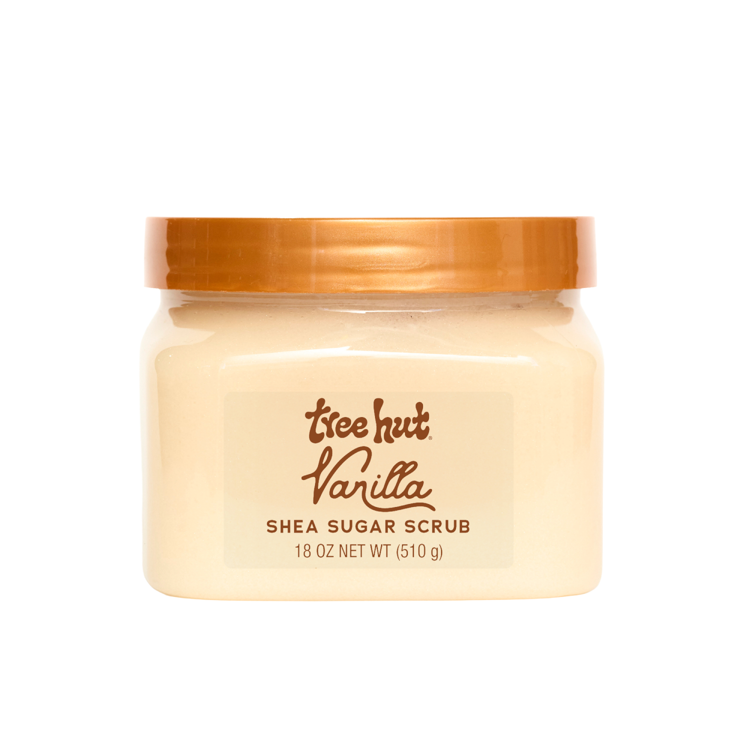Scrub pentru corp Shea Sugar, Vanilla, 510 g, Tree Hut