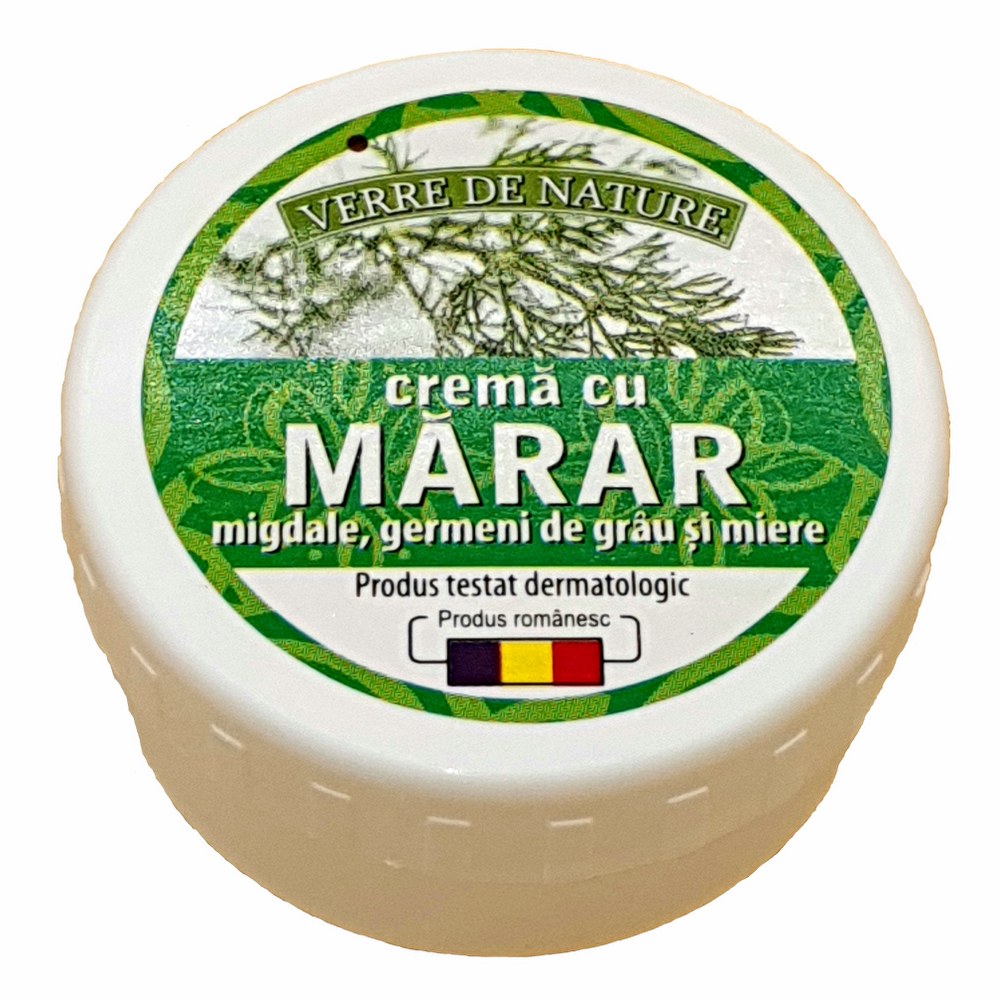 Crema cu marar, germeni de grau, migdale si miere, 20 g, Verre de Nature