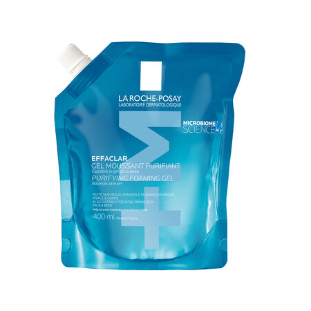 Rezerva reincarcare gel spumant de curatare purifiant pentru ten gras cu tendinta acneica Effaclar +M, 400 ml, La Roche Posay 816610