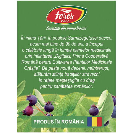 Ceai de Crusin si lemn dulce, 20 plicuri, Fares 721156