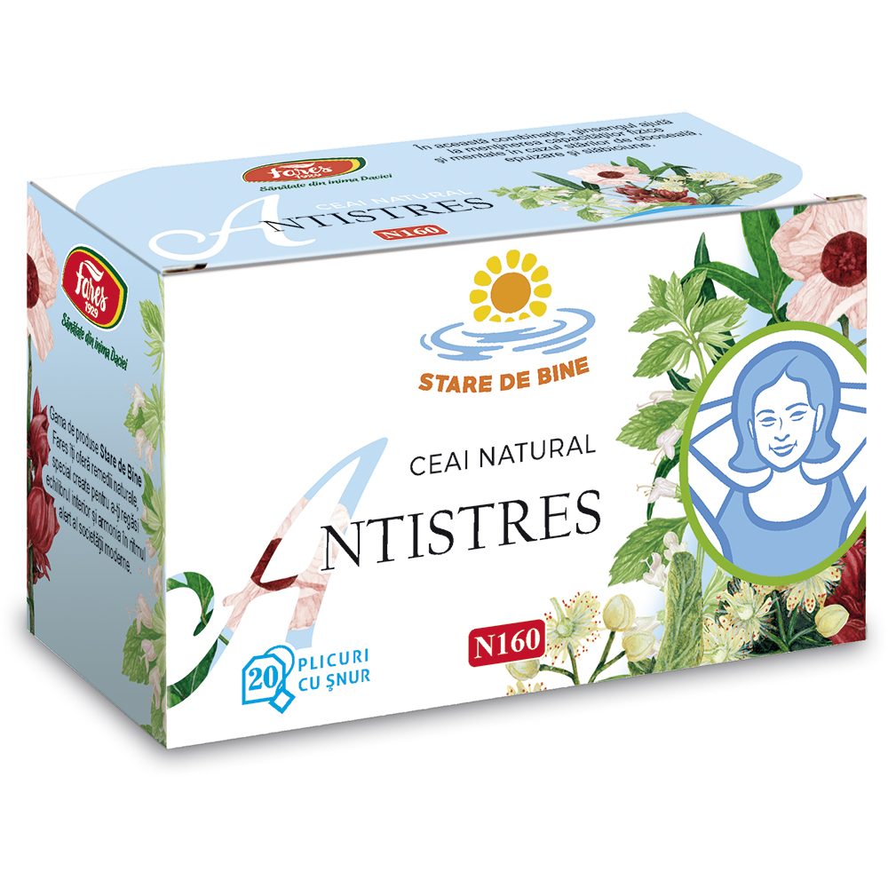 Ceai Antistres, 20 plicuri, Fares
