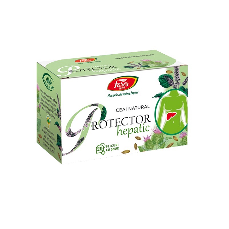 Ceai Protector Hepatic, 20 plicuri, Fares