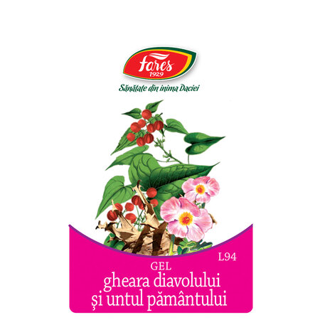 Gel ghiara diavolului si untul pamantului, 50 ml, Fares 721466