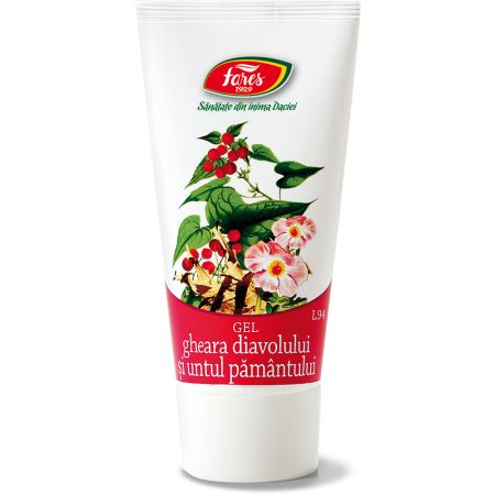 Gel ghiara diavolului si untul pamantului, 50 ml, Fares