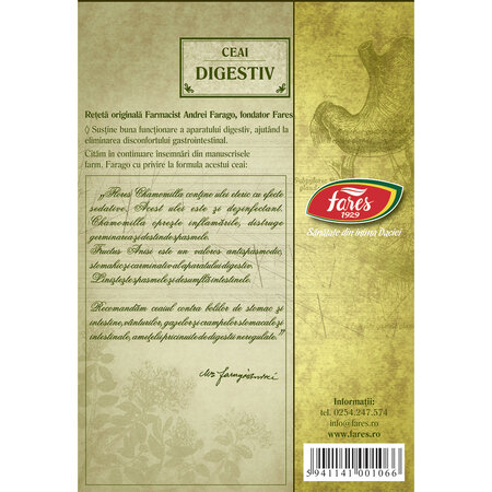 Ceai Digestiv, 50 g, Fares 718417