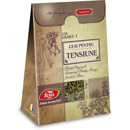 Ceai pentru tensiune, 50 g, Fares