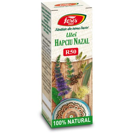 Ulei decongestionant nazal Hapciu, R50, 5 ml, Fares