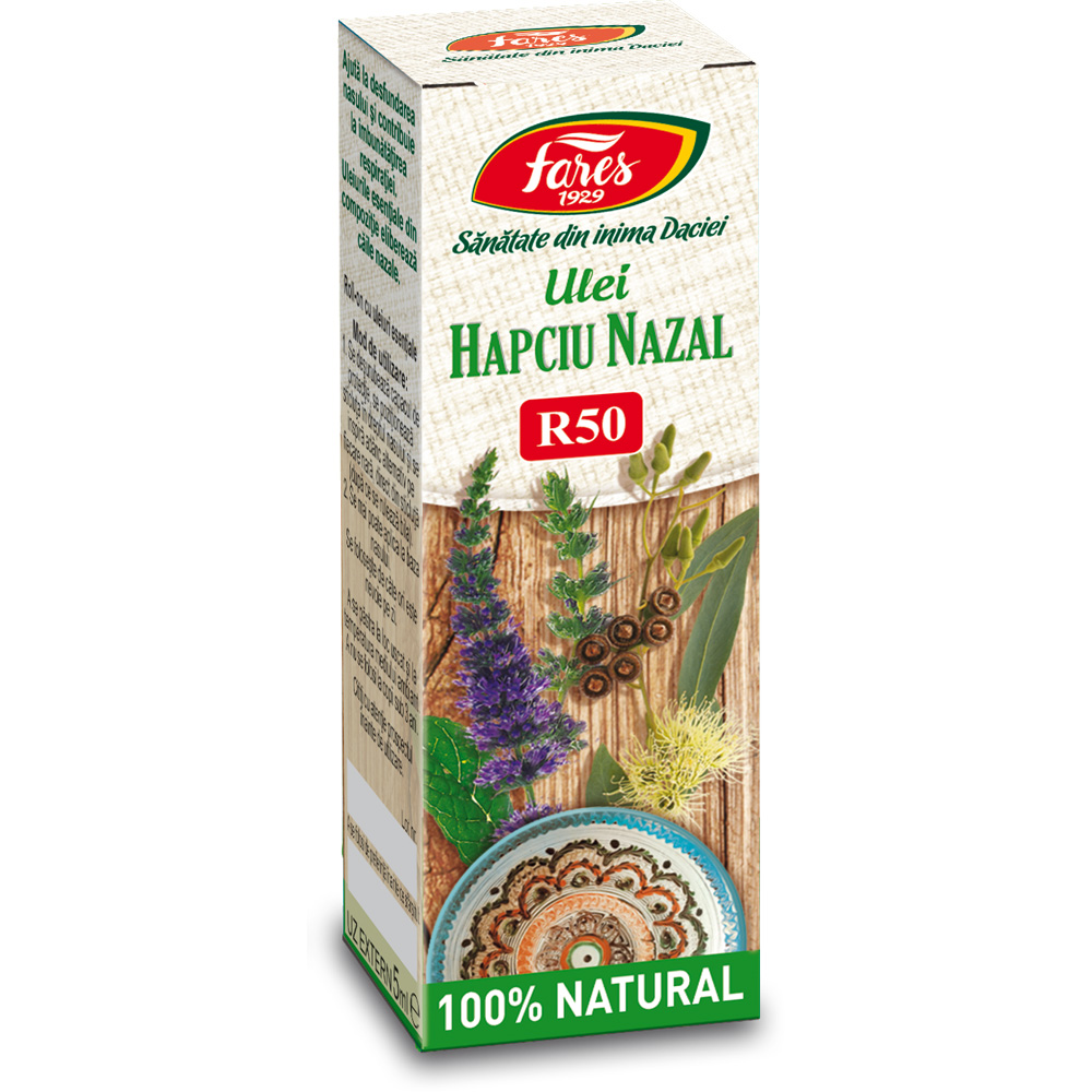 Ulei decongestionant nazal Hapciu, 5 ml, Fares
