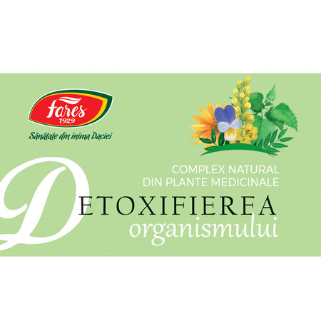 Detoxifierea organismului, M116, 28 plicuri, Fares 722509