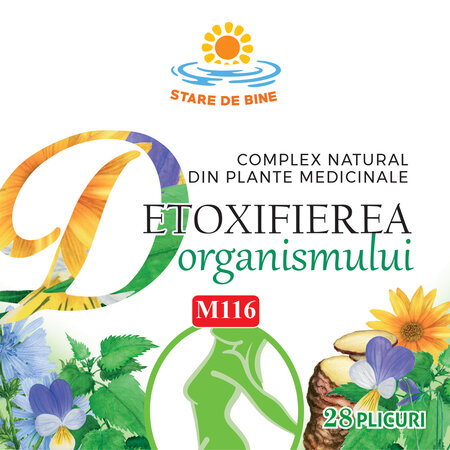 Detoxifierea organismului, M116, 28 plicuri, Fares 722507