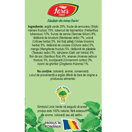 Detoxifierea organismului, M116, 28 plicuri, Fares 722504