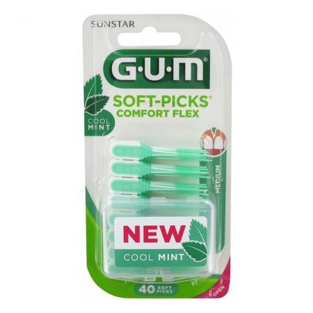 Perii interdentare cu aroma de menta Soft-Picks Comfort Flex Medium