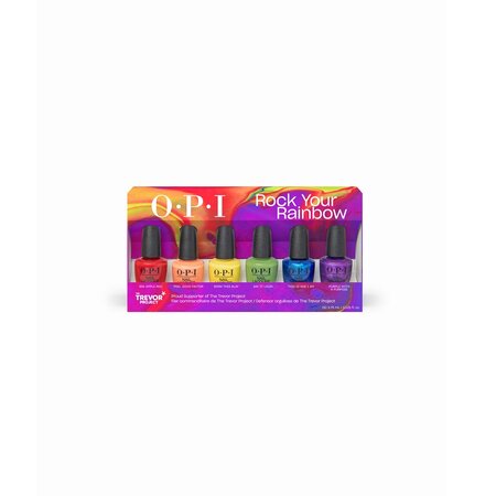 Set 6 mini lacuri de unghii Nail Lacquer  Rock Your Rainbow, 6 x 3.75 ml 587909