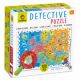 Puzzle Micul Detectiv Harta Europei, +6 ani, Ludattica 587679