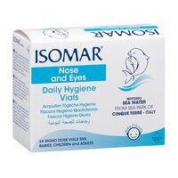 Picaturi pentru nas si ochi cu apa de mare, 24 monodoze, Isomar