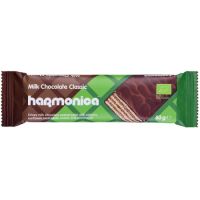 Napolitana Bio invelita in ciocolata, 40 g, Harmonica