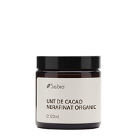 Unt de cacao nerafinat 100% pur, 120ml, Sabio