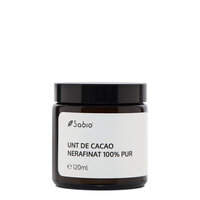 Unt de cacao nerafinat 100% pur, 120ml, Sabio