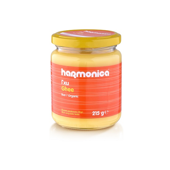 Unt organic de vaca Ghee, 215 g, Harmonica