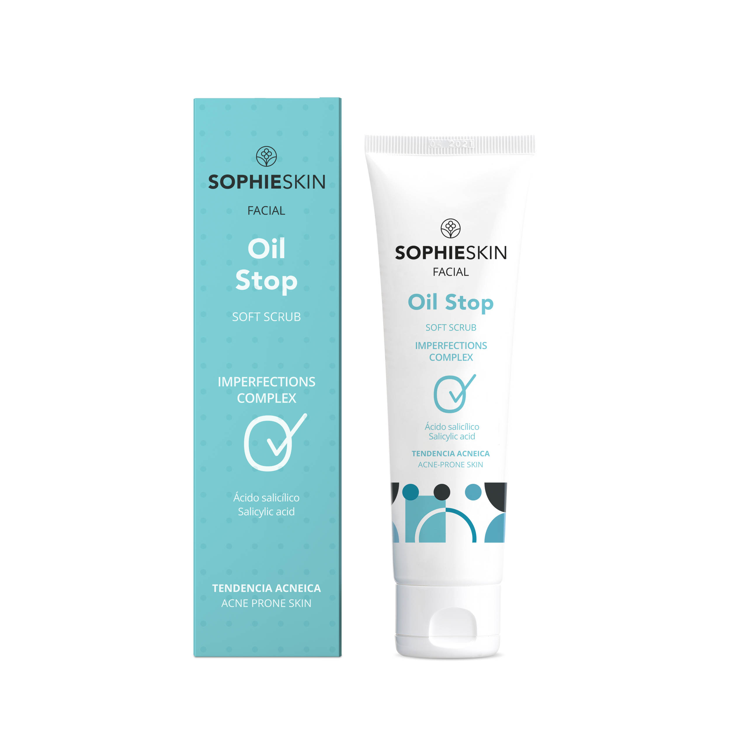 Scrub de fata Oil Stop, 75 ml, Sophieskin