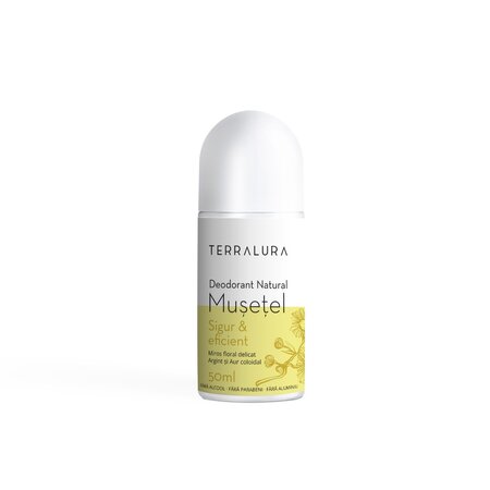 Deodorant Natural Roll-on cu aroma de musetel