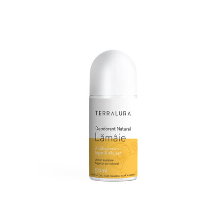 Deodorant Natural Roll-on cu aroma de lamaie