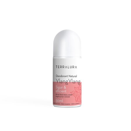 Deodorant Natural Roll-on cu aroma de ylang-ylang