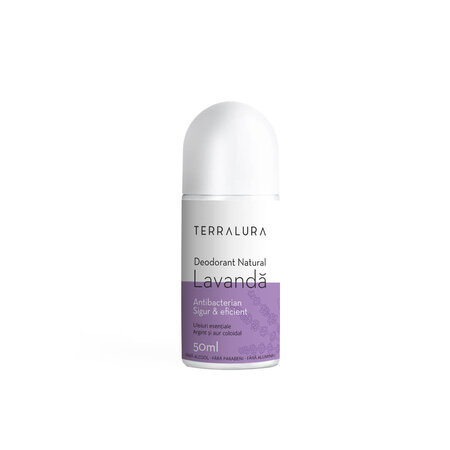 Deodorant Natural Roll-on cu aroma de lavanda