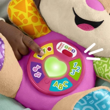 Catelusa vorbitoare Sis, +6 luni, Fisher Price 740542