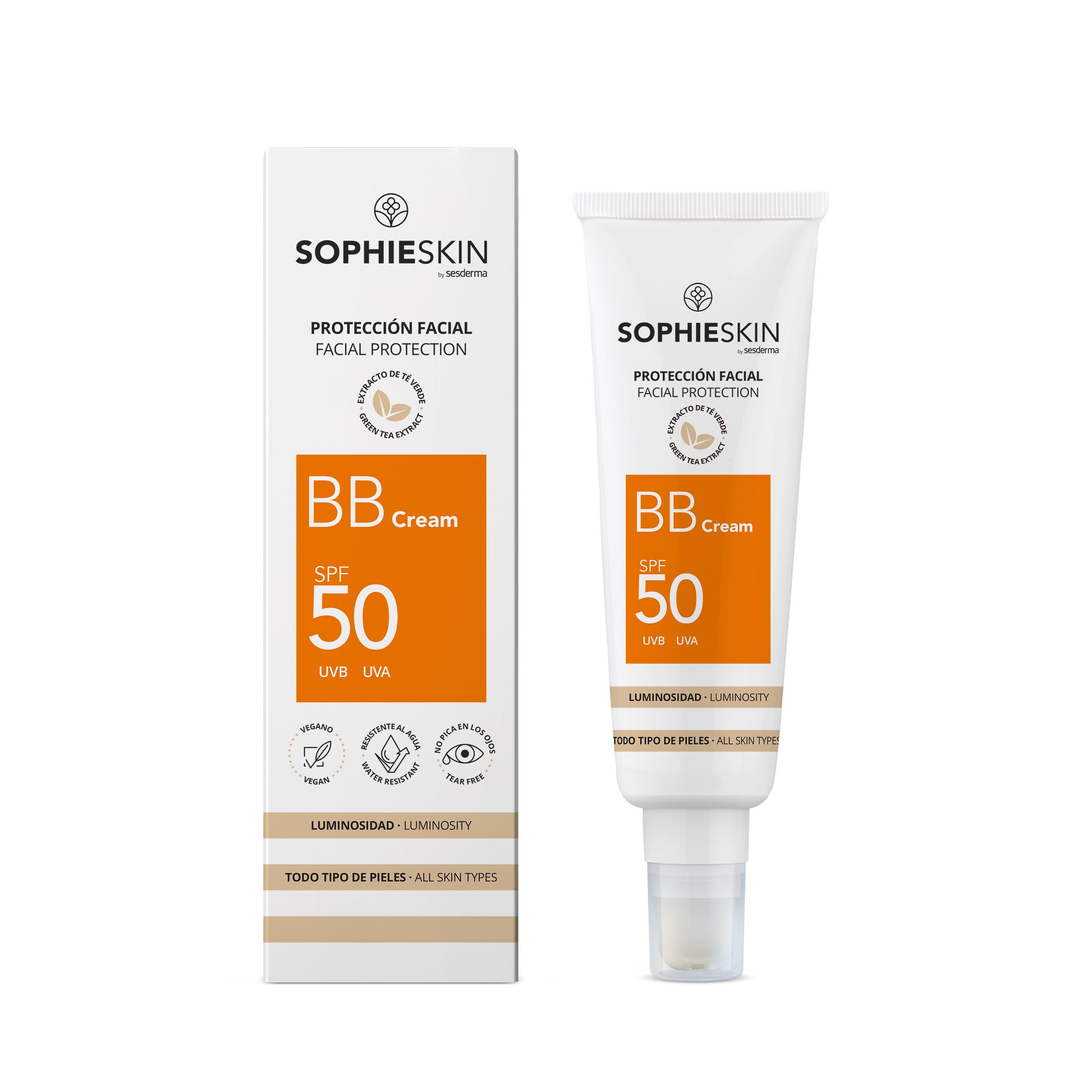 Crema faciala SPF 50 BB Cream, 50 ml, Sophieskin