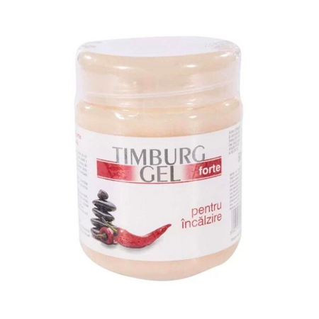 Gel pentru masaj forte pentru incalzire Timburg, 500 g, Herbamedicus