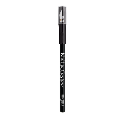 Creion de ochi cu ascutitoare Khol&Contour, Nr. 1, Noir-issime, Bourjois 588348