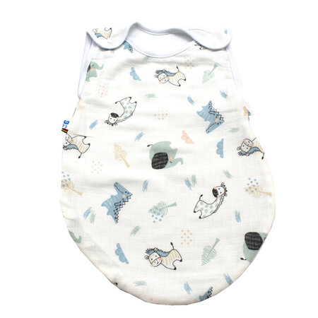 Sac de dormit din muselina Leu, 1 - 2 ani, Baltic Bebe 588428