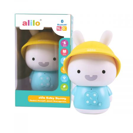 ALILO BABY BUNNY IEPURAS INTERACTIV CU POVESTI SI CANTECE ALBASTRU RO/EN G9S+BLUE