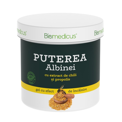 Puterea Albinei cu extract din Chili si Propolis, 250 ml, Biomedicus